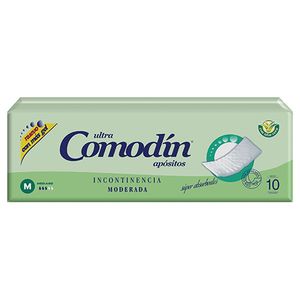 Apositos incontinencia moderada 10 unidades.
