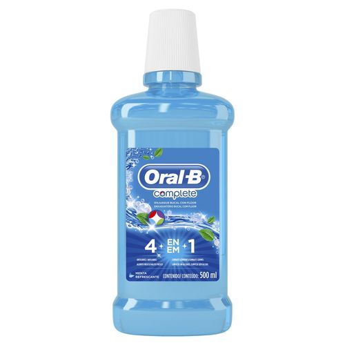 Enjuague bucal complete 4en1  menta refrescante 500 ml