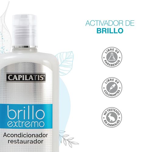Acondicionador restaurador línea brillo extremo 420