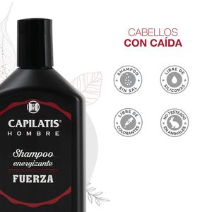 Shampoo energizante fuerza línea hombre 370 ml