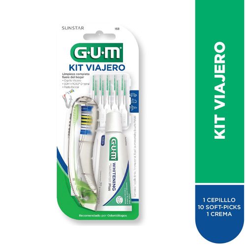 Kit cepillo 153 travel (cr whitening + cepillo + soft picks)