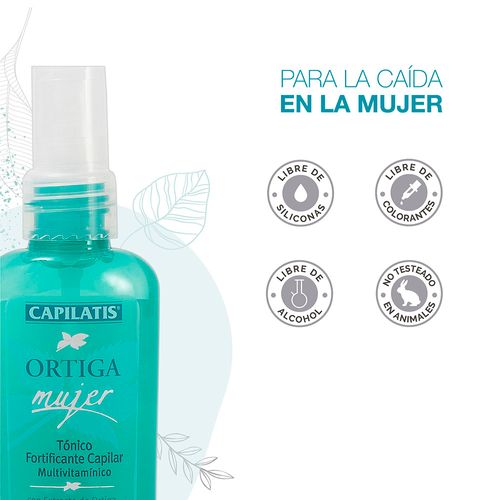 Tónico fortificante multivitamínico línea ortiga mujer 60 ml