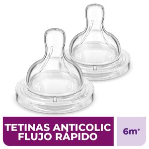 Tetinas anticolic fluir rapido (6m+) scf634/27 (2 unidades)