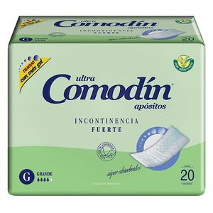 Apósitos incontinencia fuerte (20 unidades)
