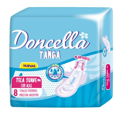 Toallitas con alas tanga (8 unidades)