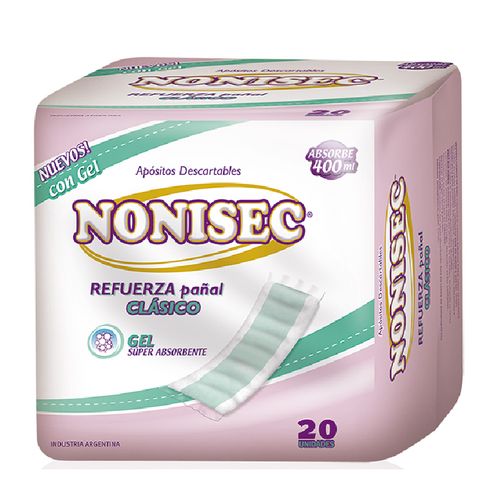 Refuerzo pañal descartable 500 ml (20 unidades)