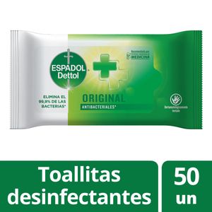 Toallas antibacteriales (50 unidades)