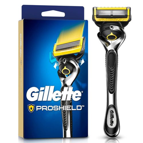 Máquina de afeitar proshield con 5 cuchillas para afeitar la barba