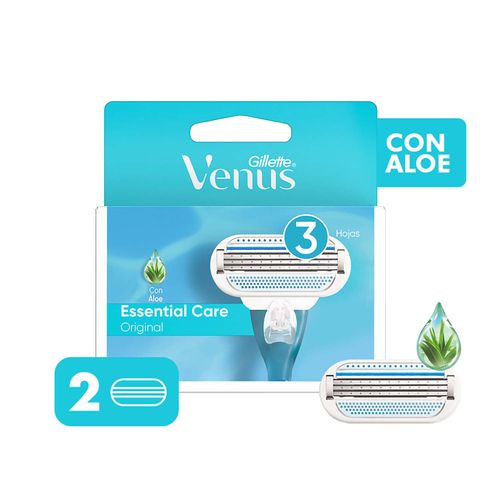 Repuestos de afeitar con aloe venus original (2 unidades)