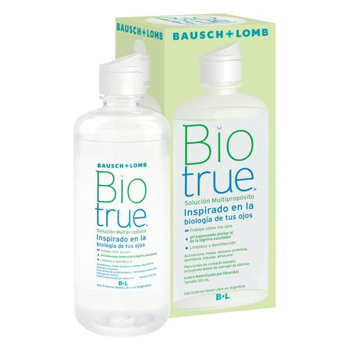 Solución multipropósito con hialurato de sodio 120 ml