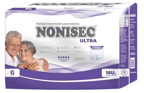 Pañal adulto anatómico talle g (16 unidades)