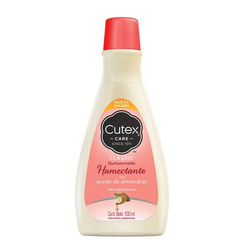 Quita esmalte humectante con aceite de almendras 100 ML