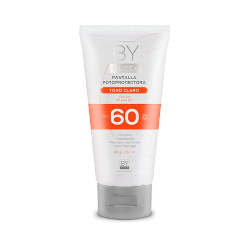 By block color claro crema fotoprotectora fps 60 60 gr