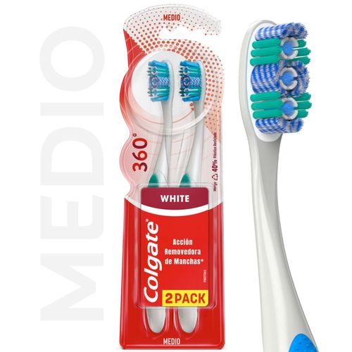 Cepillo de dientes 360° luminous white (2 unidades)