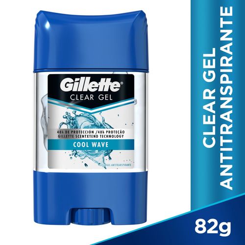 Antitranspirante en gel cool wave clear 82 gr