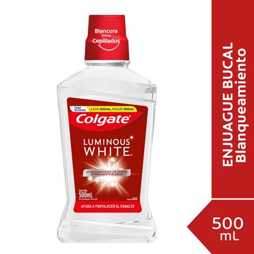 Enjuague bucal luminous 500 ml
