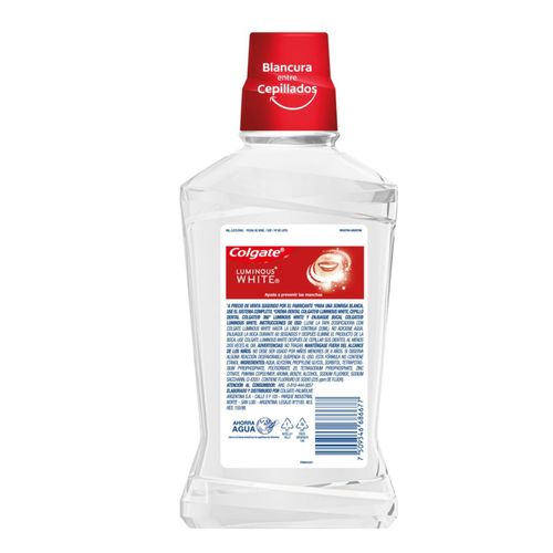Enjuague bucal luminous 500 ml