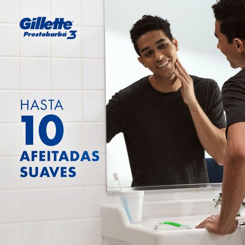 Prestobarba3 sensitive afeitadora desechable piel sensible (2 unidades)