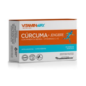 Cúrcuma y jengibre con pimienta 30 capsulas