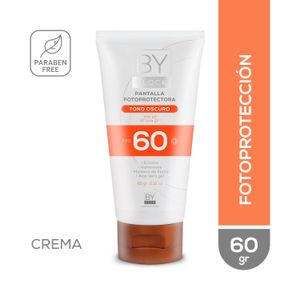 By block color oscuro crema fotoprotectora fps 60 60 gr