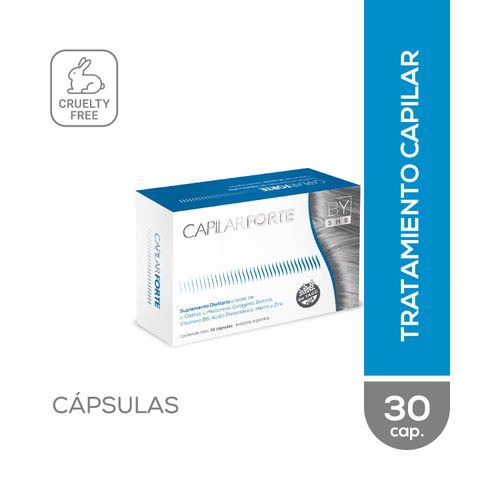 Capilar forte 30 capsulas fortalecedoras cabello