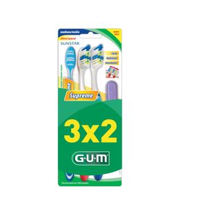 Cepillo de dientes supreme 1396 mediano (3 unidades)