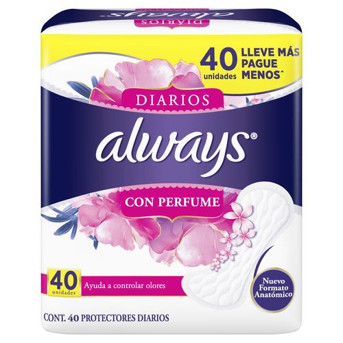 Protectores diarios (40 unidades)