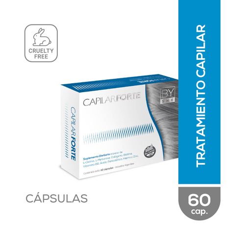 Capilar forte 60 capsulas fortalecedoras cabello