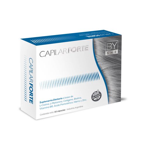 Capilar forte 60 capsulas fortalecedoras cabello