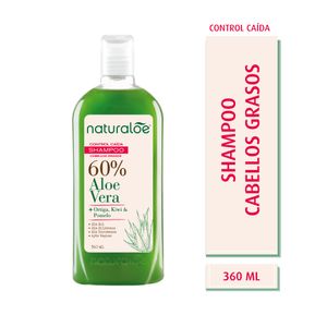 Shampoo control caida  cabello graso 360 ml