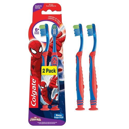 Cepillo de dientes smiles barby/spider man 2u