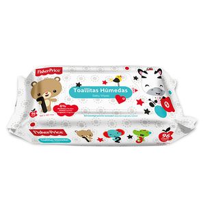 Toallitas humedas 96 unidades con sticker
