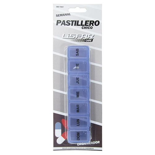 Pastillero semanal chico