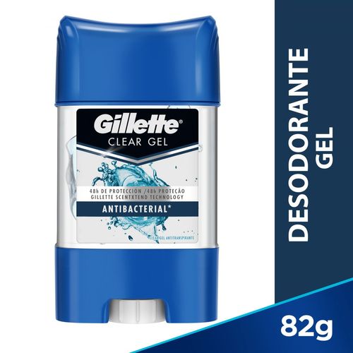 Antitranspirante antibacterial clear gel 82 gr