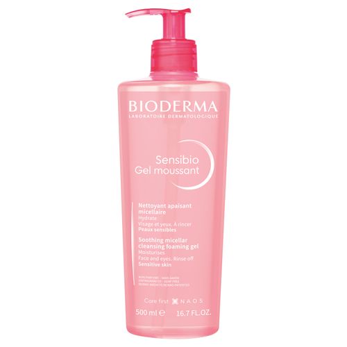 Sensibio gel moussant gel micelar limpiador piel sensible 500 ml