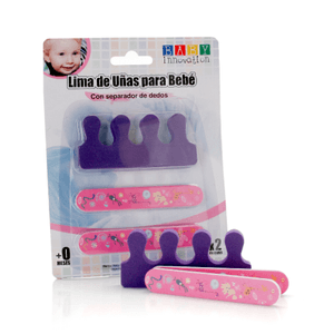 Lima de uñas con separador de dedos