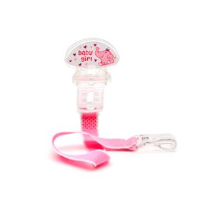 Sujeta chupetes rosa