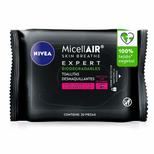 Toallitas desmaquillantes micellair expert a prueba de agua (20 unidades)