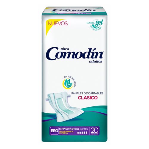 Pañal adulto clásico talle xxg (20 unidades)