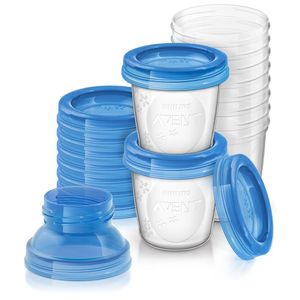 Vasos para almacenar leche materna scf618/10 (10 unidades)