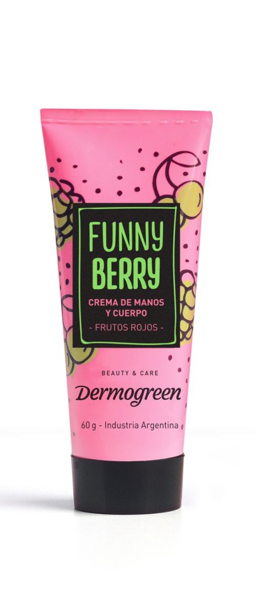 Crema de manos y cuerpo frutos rojos funny berry 60 gr