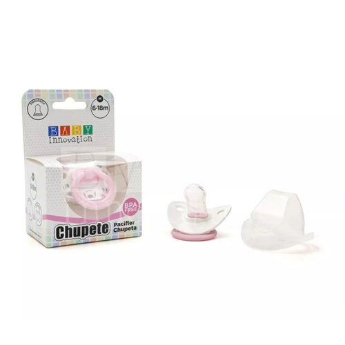 Chupete fisiologico premium m de 6 a 18 meses rosa