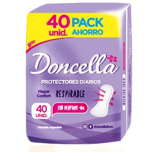 Protector diario pocket sin perfume (40 u)