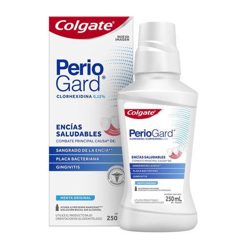Enjuague bucal periogard sin alcohol 250ml (terapeutico)