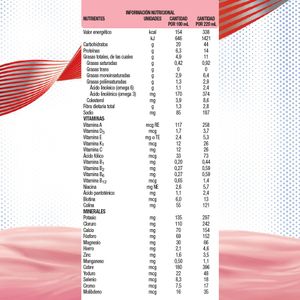 Suplemento nutricional plus sabor frutilla 220 ml