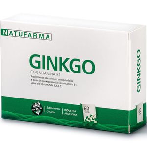 Suplemento dietario ginkgo 40 miligramos (60 comprimidos)