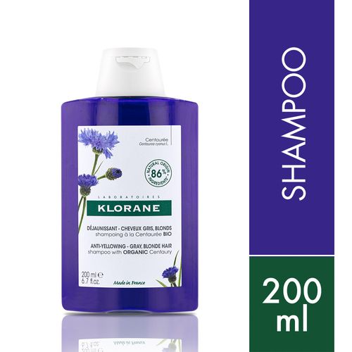 Shampo matizante centaurea para reflejos canosos 200 ml