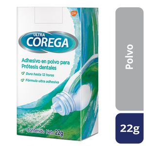 Adhesivo para prótesis dentales ultra polvo 22 gr