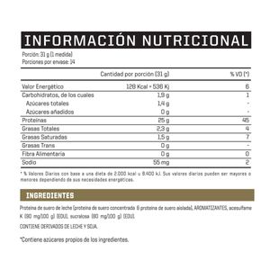 Suplemento deportivo whey protein vanilla ice cream 453 gr