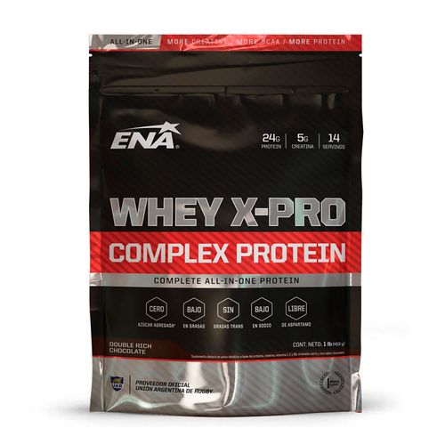 Suplemento deportivo x pro chocolate 453 gr